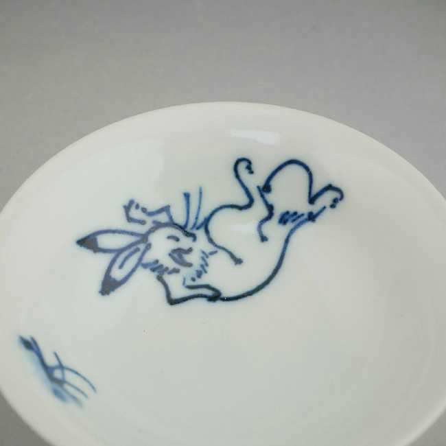 京焼 清水焼 染付鳥獣戯画平盃 芳山 : 松韻堂 Yahoo!店 - 通販 - Yahoo 