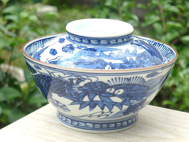 京焼 清水焼 平八龍ご飯茶碗 蓋付 大 : 松韻堂 Yahoo!店 - 通販