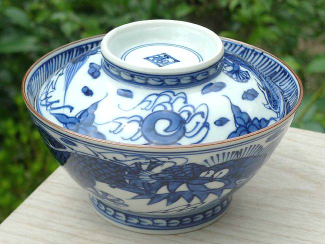 京焼 清水焼 平八龍ご飯茶碗 蓋付 大 : 松韻堂 Yahoo!店 - 通販