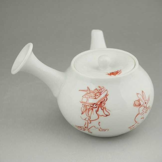 京焼 清水焼 赤絵鳥獣戯画豆急須 昭阿弥 : 松韻堂 Yahoo!店 - 通販