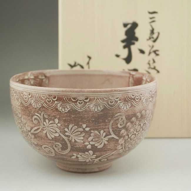 新作登場新品】 ヤフオク! - 京焼・清水焼 お茶呑茶碗 5客SET 三島花紋(みし... konnectme.video