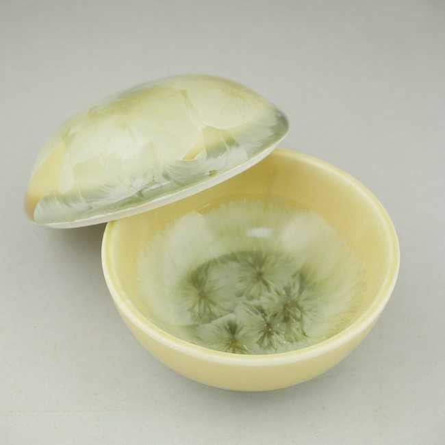京焼 清水焼 花結晶ボンボニエール 黄 陶あん : 松韻堂 Yahoo!店