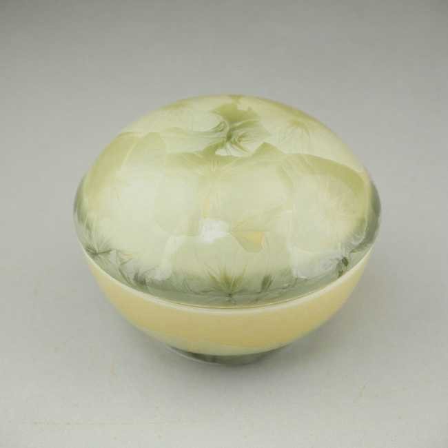 京焼 清水焼 花結晶ボンボニエール 黄 陶あん : 松韻堂 Yahoo!店