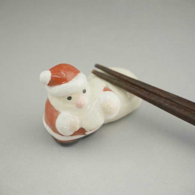 京焼 清水焼 サンタクロース箸置き 楽入単品 : 松韻堂 Yahoo!店 - 通販