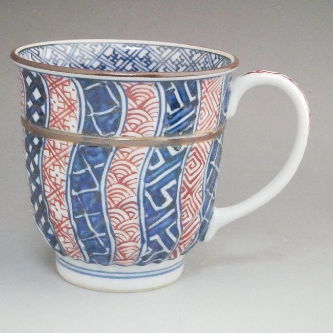 京焼 清水焼 染赤捻祥瑞マグカップ 鳳山 : 松韻堂 Yahoo!店 - 通販