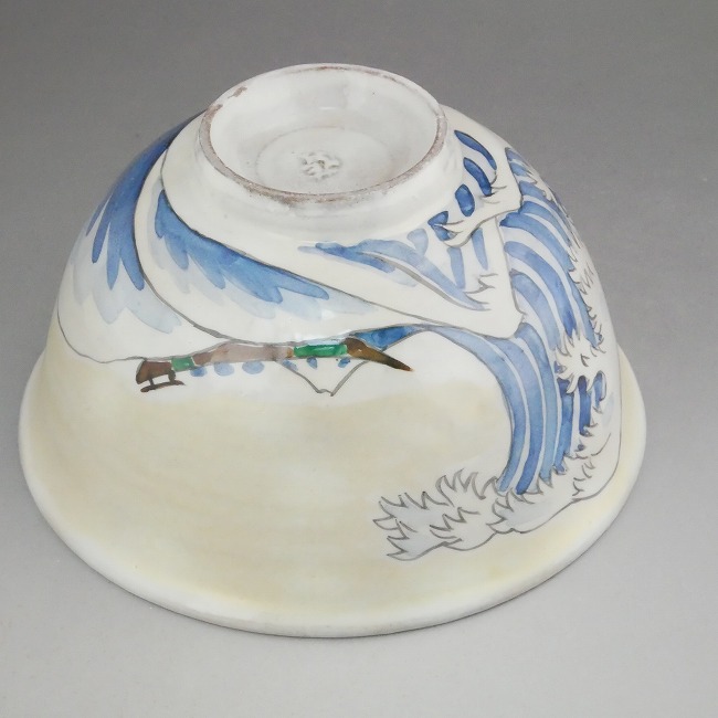 京焼 清水焼 富士絵ご飯茶碗 花月 富士波裏単品 : 松韻堂 Yahoo