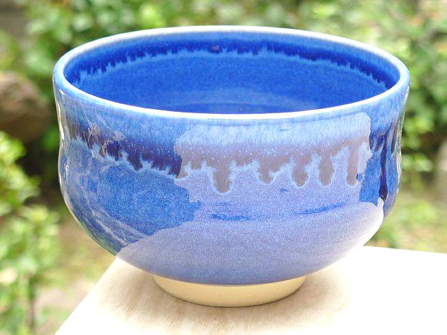 京焼 清水焼 青釉抹茶茶碗 林山 : 松韻堂 Yahoo!店 - 通販 - Yahoo