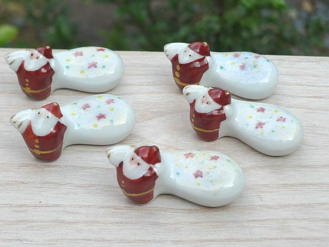 京焼 清水焼 箸置き サンタクロースセット : 松韻堂 Yahoo!店 - 通販