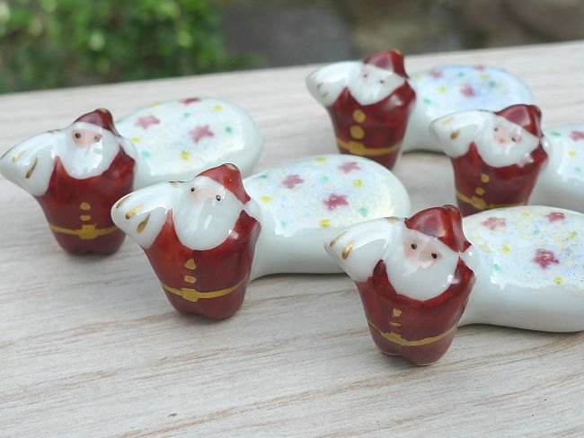 京焼 清水焼 箸置き サンタクロースセット : 松韻堂 Yahoo!店 - 通販
