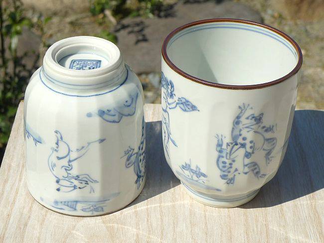 京焼 清水焼 高山寺 鳥獣戯画夫婦湯呑 壹楽 : 松韻堂 Yahoo!店 - 通販