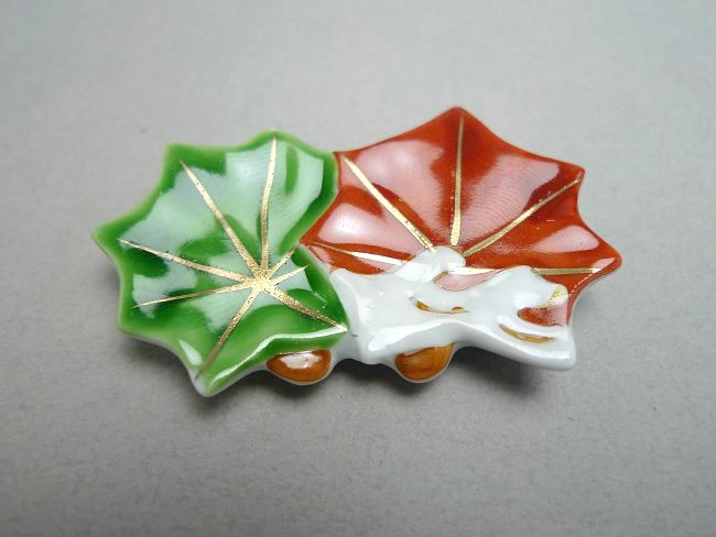 京焼 清水焼 波もみじ箸置き 赤 単品 : 松韻堂 Yahoo!店 - 通販