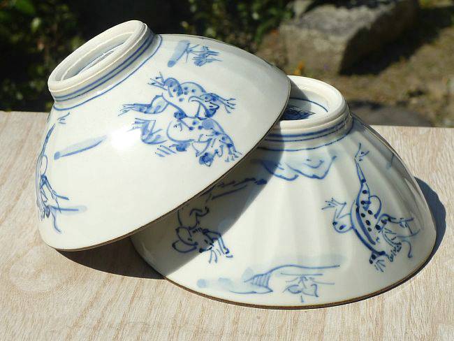 京焼 清水焼 高山寺 鳥獣戯画夫婦茶碗 壹楽 : 松韻堂 Yahoo!店 - 通販