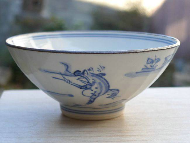 京焼 清水焼 高山寺 鳥獣戯画ご飯茶碗 壹楽 大 : 松韻堂 Yahoo!店