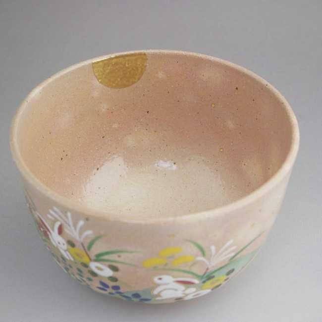 京焼 清水焼 抹茶碗 うさぎと秋草 亨 : 松韻堂 Yahoo!店 - 通販