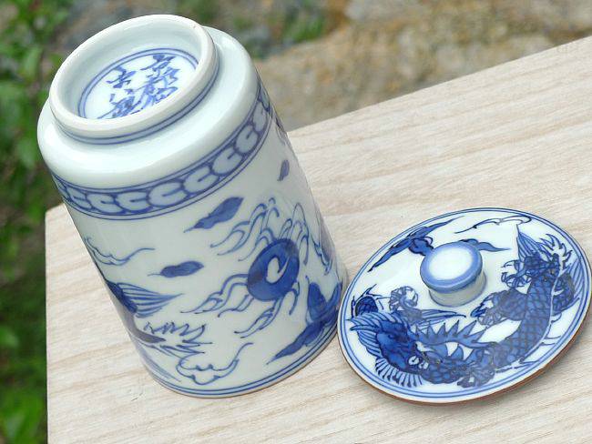 京焼 清水焼 平八龍蓋付湯呑 中 : 松韻堂 Yahoo!店 - 通販 - Yahoo