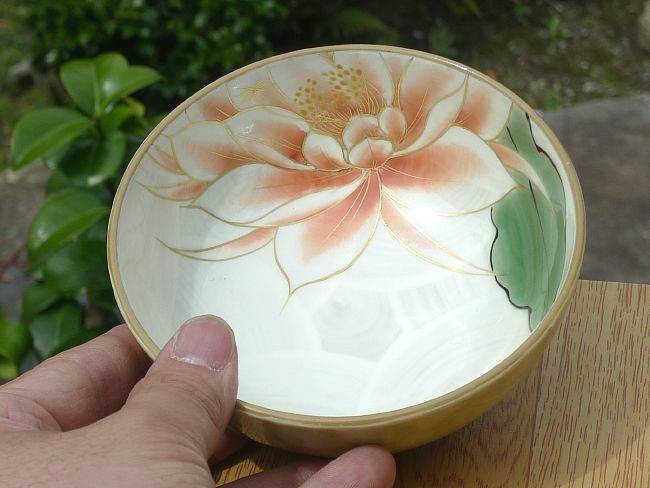 京焼 清水焼 清水焼 月下美人ご飯茶碗 陶あん 小 : 松韻堂 Yahoo!店