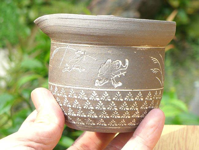 京焼 清水焼 焼締鳥獣戯画宝瓶急須 : 松韻堂 Yahoo!店 - 通販 - Yahoo