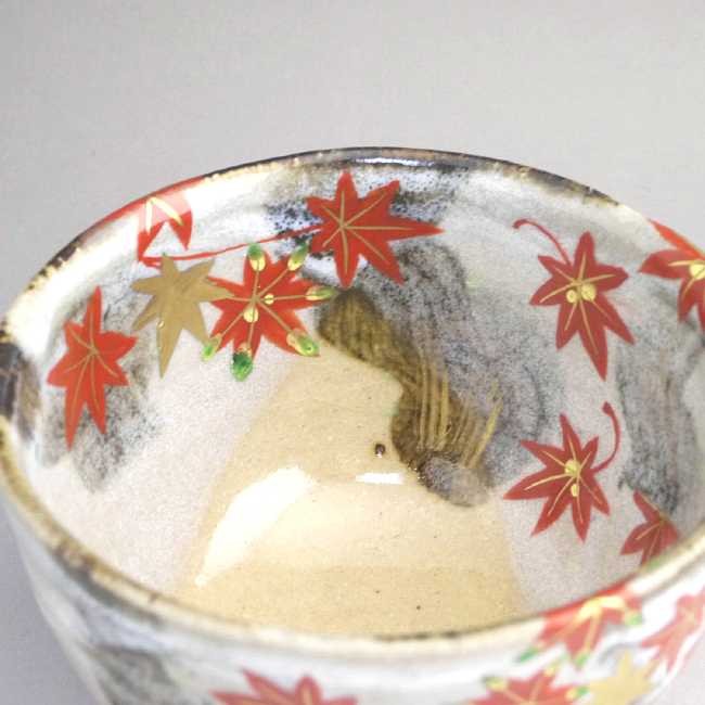 京焼 清水焼 抹茶茶碗 夢玄紅葉 八幡 : 松韻堂 Yahoo!店 - 通販