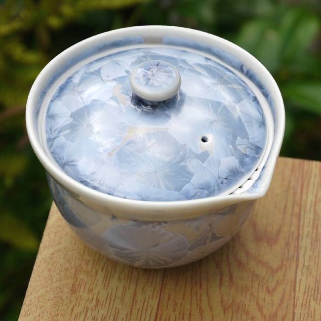京焼 清水焼 花結晶宝瓶急須 銀藤 陶あん : 松韻堂 Yahoo!店 - 通販