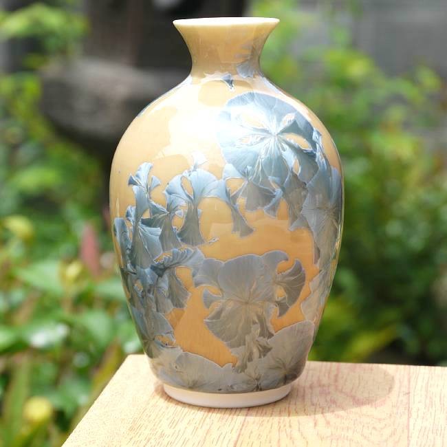 京焼 清水焼 花結晶花生 灰青 陶あん : 松韻堂 Yahoo!店 - 通販