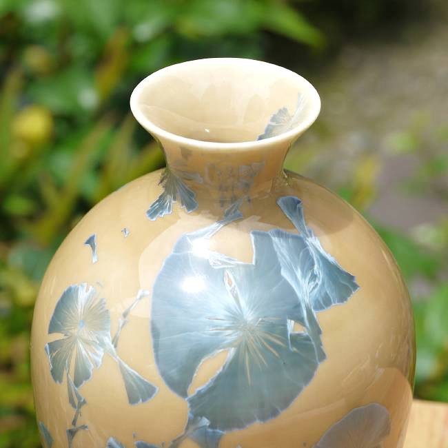 京焼 清水焼 花結晶花生 灰青 陶あん : 松韻堂 Yahoo!店 - 通販