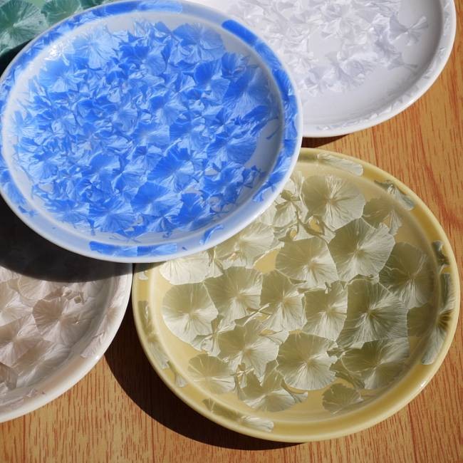 京焼 清水焼 花結晶銘々皿揃え 陶あん : 松韻堂 Yahoo!店 - 通販