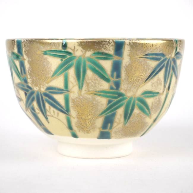 京焼 清水焼 抹茶茶碗 仁清竹 如山 : 松韻堂 Yahoo!店 - 通販 - Yahoo