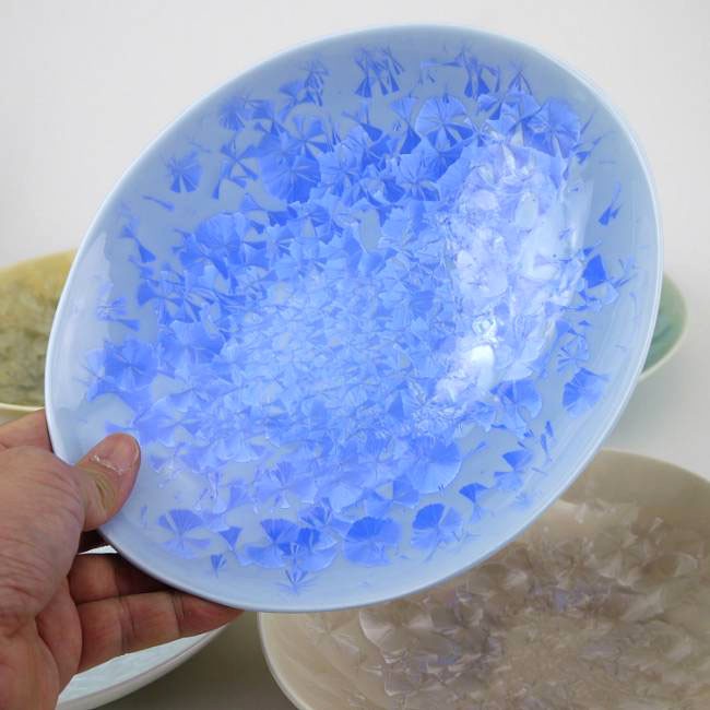 京焼陶庵花柄 陶器製 楕円形ボウル 京焼 清水焼 花結晶楕円鉢揃え 陶あん : 松韻堂 Yahoo!店 - 通販