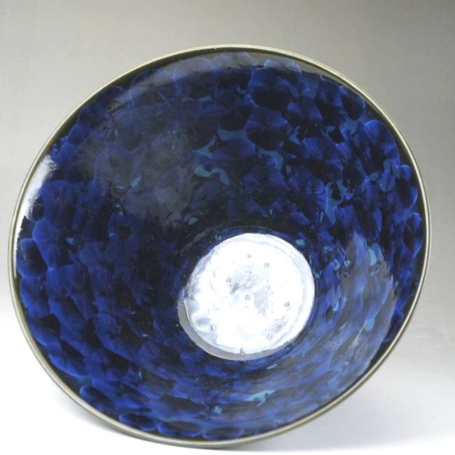 京焼 清水焼 花結晶青墨麺鉢 陶あん : 松韻堂 Yahoo!店 - 通販 - Yahoo