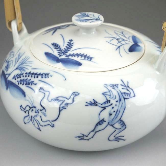 京焼 清水焼 高山寺鳥獣戯画石瓶 貞雲 : 松韻堂 Yahoo!店 - 通販