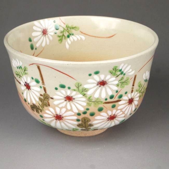 京焼 清水焼 菊まがき抹茶茶碗 亨 : 松韻堂 Yahoo!店 - 通販 - Yahoo