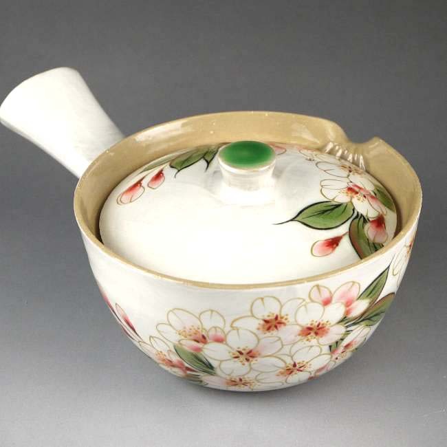 京焼 清水焼 白掛桜急須 陶あん : 松韻堂 Yahoo!店 - 通販 - Yahoo