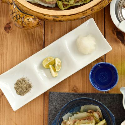 ♥ビュッフェプレート９品皿⬛ホワイトグッドデザイン賞受賞 ２大皿 ♥パーティー用 ビュッフェプレート 9品皿 ホワイトグッドデザイン賞 大皿 角皿