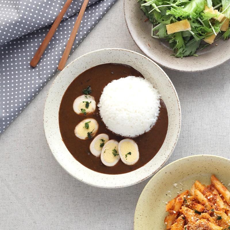 カレー皿　22cm　パステルマット　軽量食器