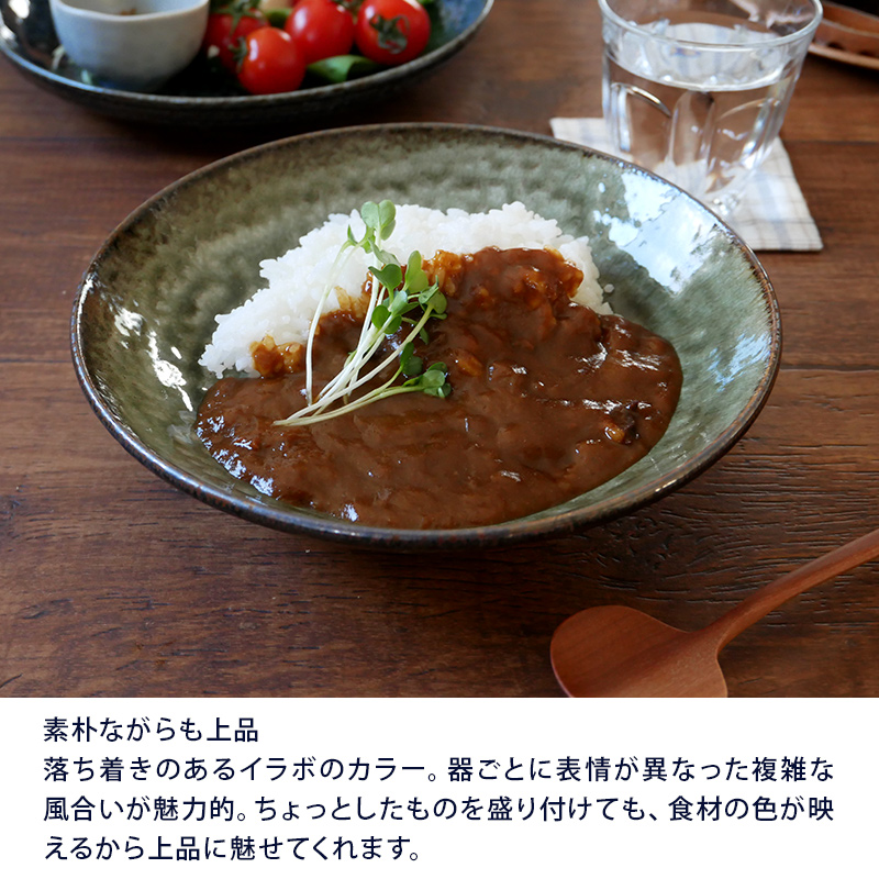 カレー皿　22cm　イラボ