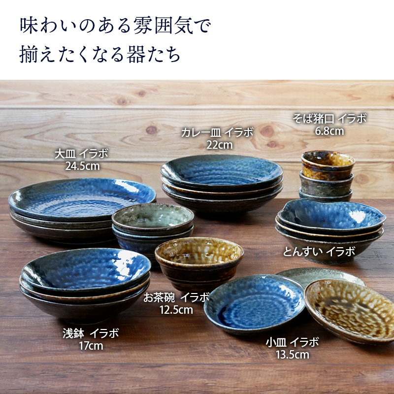 カレー皿　22cm　イラボ