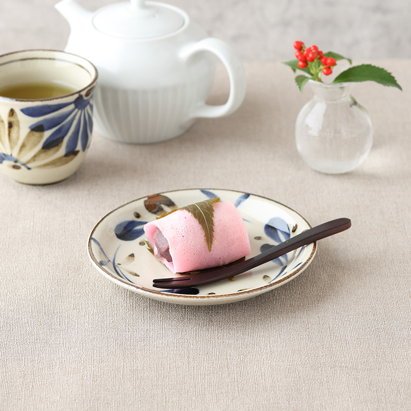 小皿 14cm 民彩 陶器