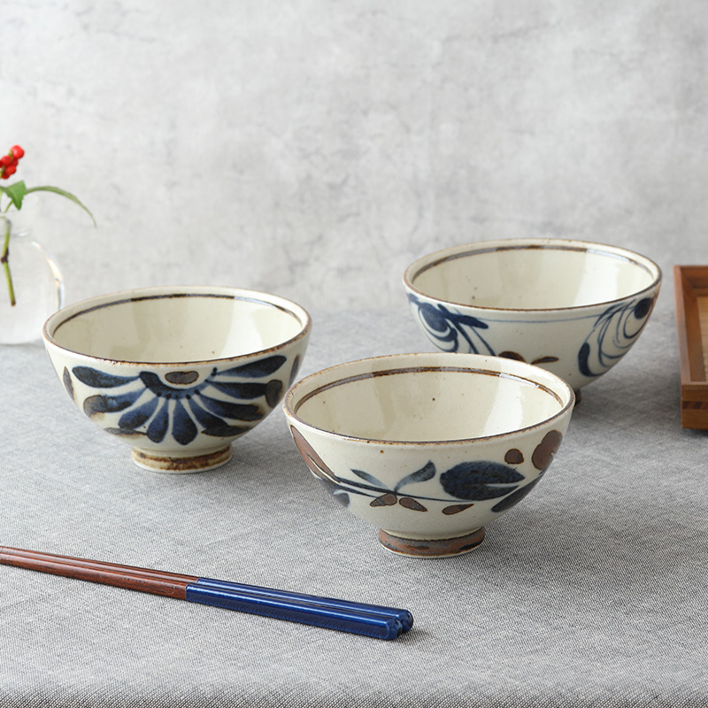 お茶碗 11.5cm 民彩 陶器