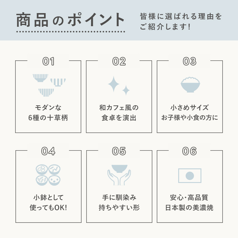丁度いいお茶碗。
 小さめお茶碗 11cm 十草