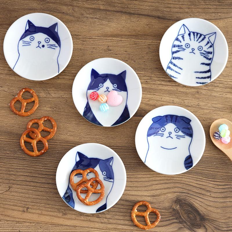 豆皿 8cm 猫SHICHITA
