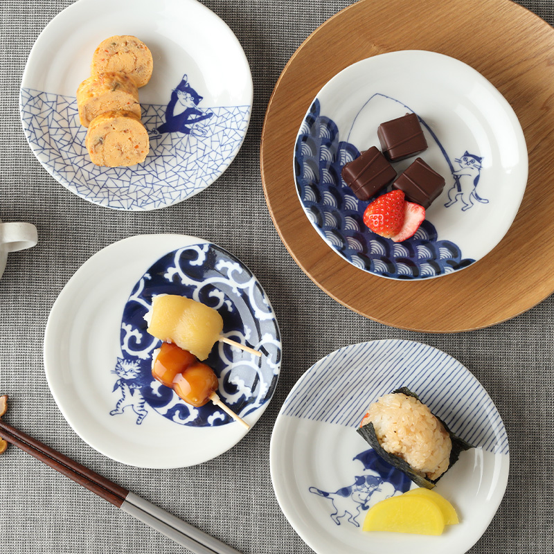 中皿 16.4cm SOMENEKO