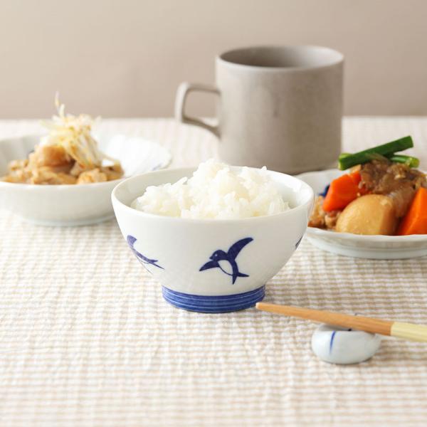 お茶碗 11cm ツバメ
