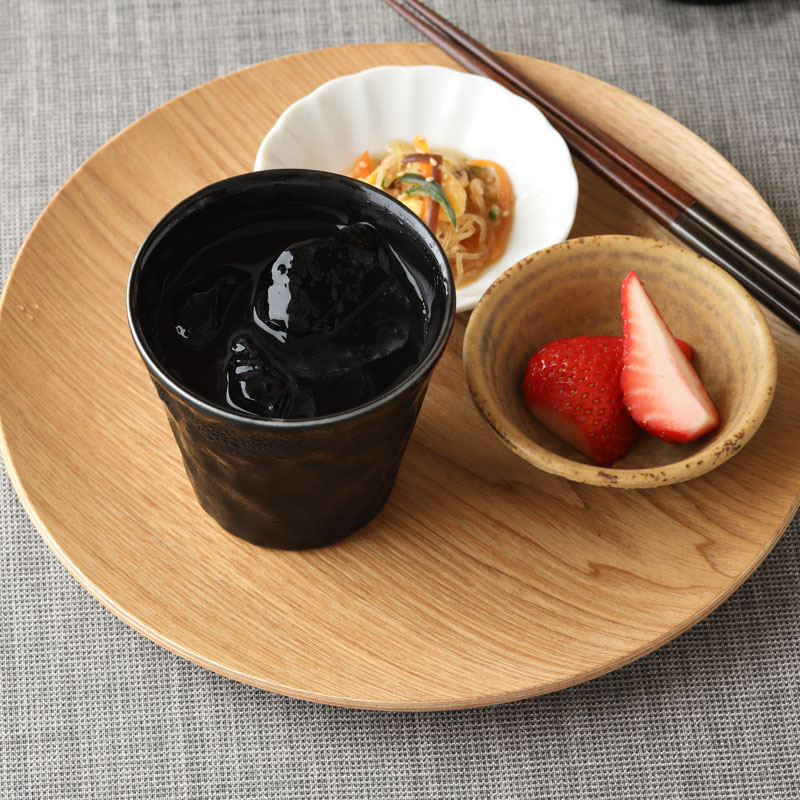 焼酎カップ 390cc 黒釉薬 アウトレット