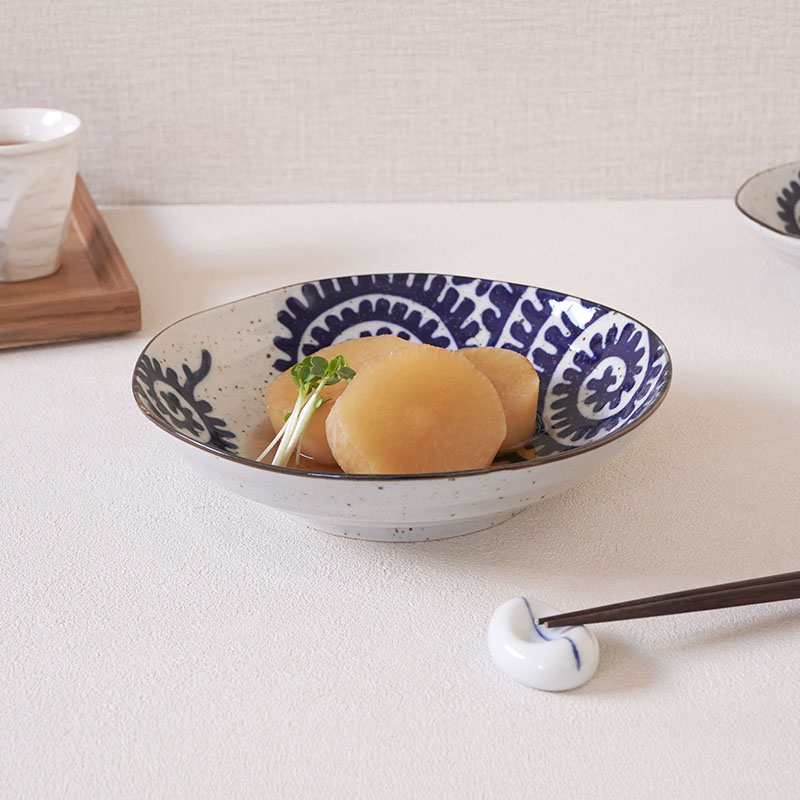 深皿 21cm 太タコ唐草