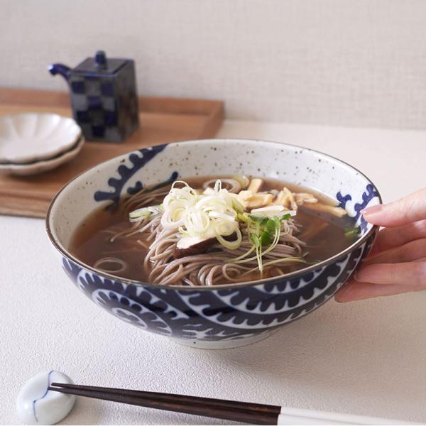 麺鉢 21.5cm 太タコ唐草