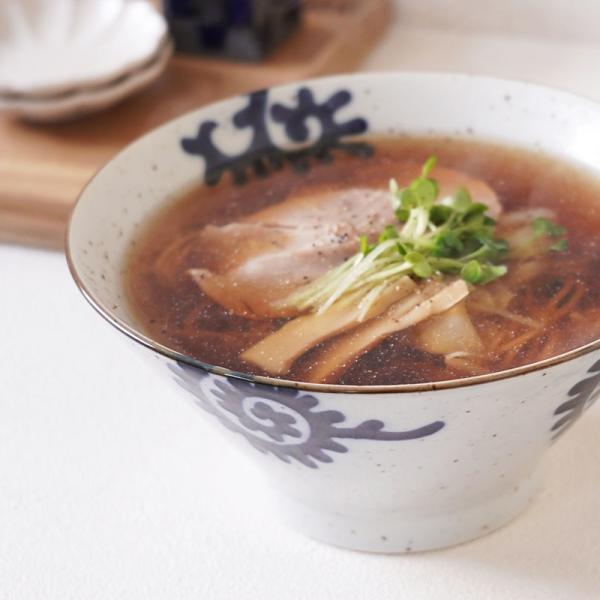 台形どんぶり 大 19cm 太タコ唐草