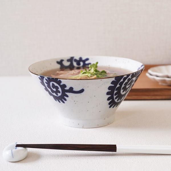 台形どんぶり 大 19cm 太タコ唐草