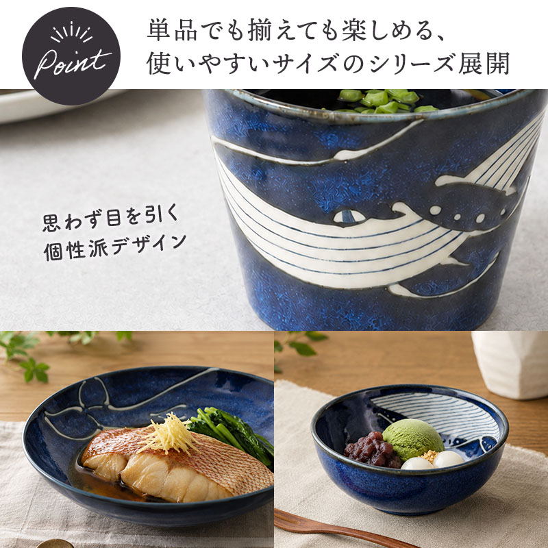 深皿 21cm 窯変くじら 質感のアップ