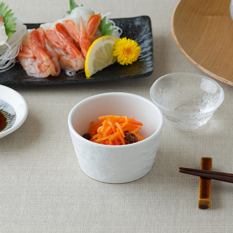 カップ 8cm スレート調 ホワイト