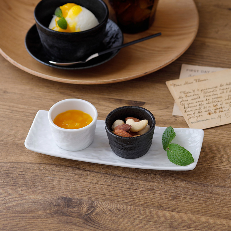 ミニカップ 5cm スレート調 ホワイト